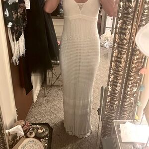 Crochet maxi dress